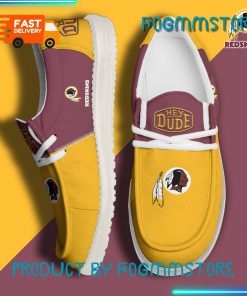 Washington Redskins Football Hey Dude Canvas Loafer Best Seller