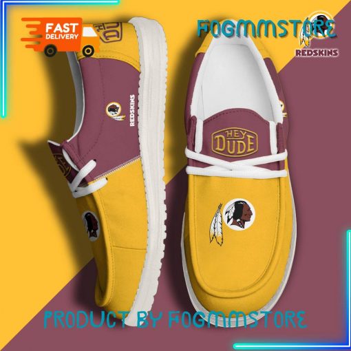 Washington Redskins Football Hey Dude Canvas Loafer Best Seller