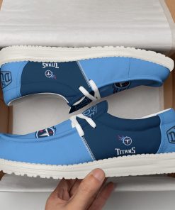 tennessee titans football hey dude canvas loafer shoes custom your name gifts for fans kpljm