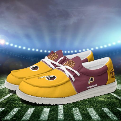 Washington Redskins Football Hey Dude Canvas Loafer Best Seller